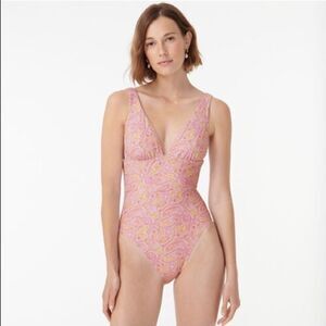 NWT J.Crew Eco plunge swimsuit. Size 4